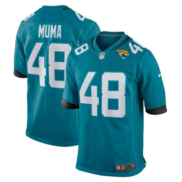 Men’s Jacksonville Jaguars Chad Muma Nike Teal Game Jersey