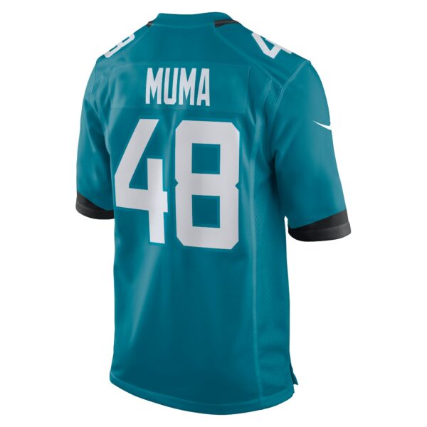 Men’s Jacksonville Jaguars Chad Muma Nike Teal Game Jersey