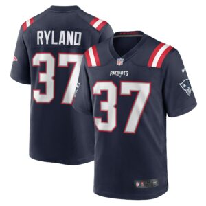 Men's New England Patriots Chad Ryland Nike Navy Team Game Jersey