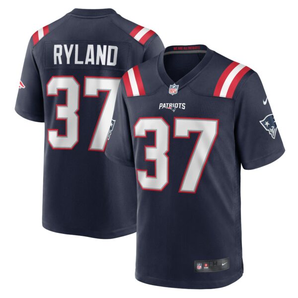 Men’s New England Patriots Chad Ryland Nike Navy Team Game Jersey