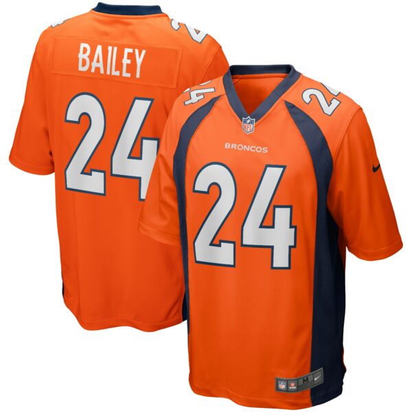 Men’s Denver Broncos Champ Bailey Nike Orange Game Retired Player Jersey