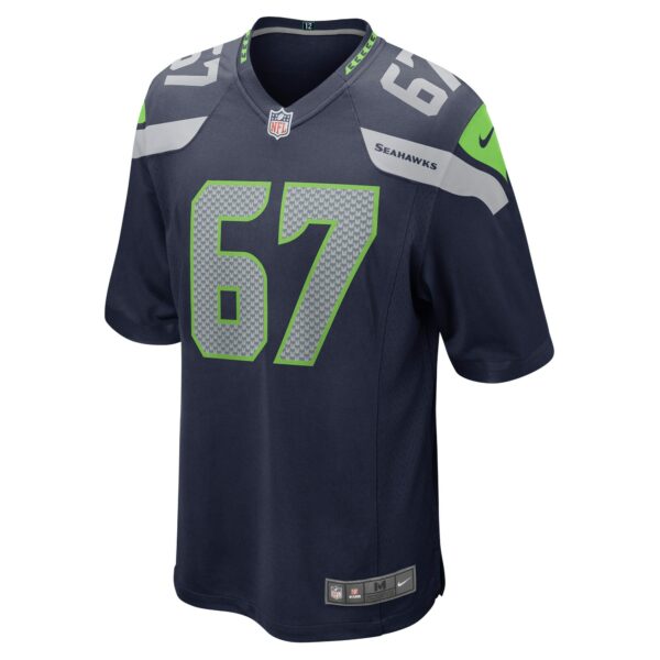 Men’s Seattle Seahawks Charles Cross Nike Navy Player Game Jersey