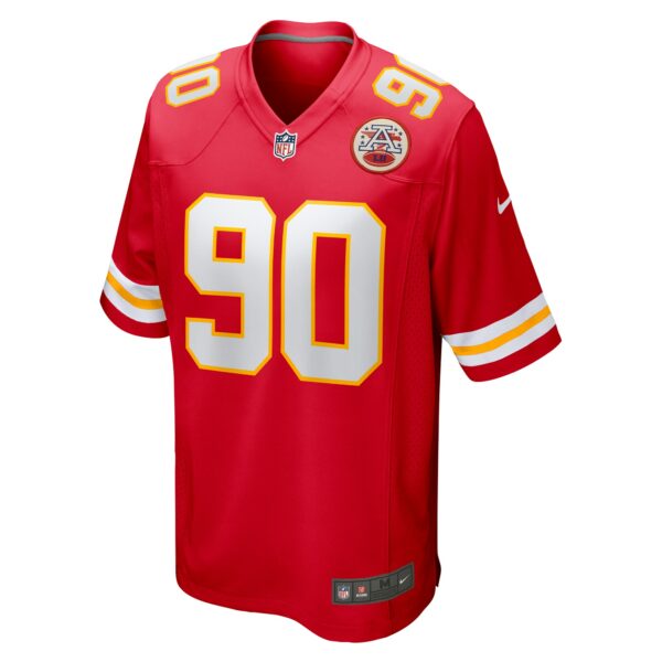 Men’s Kansas City Chiefs Charles Omenihu Nike Red Game Player Jersey