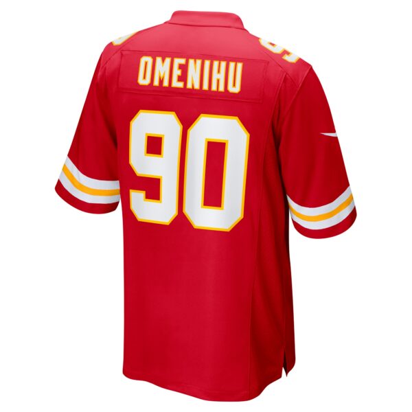 Men’s Kansas City Chiefs Charles Omenihu Nike Red Game Player Jersey