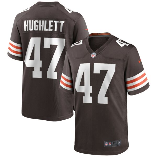 Men’s Cleveland Browns Charley Hughlett Nike Brown Game Jersey