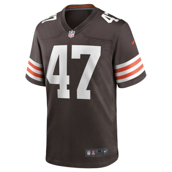 Men’s Cleveland Browns Charley Hughlett Nike Brown Game Jersey