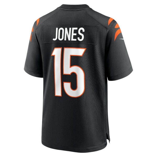 Men’s Cincinnati Bengals Charlie Jones Nike Black Team Game Jersey