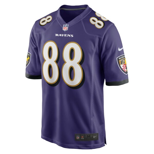 Men’s Baltimore Ravens Charlie Kolar Nike Purple Player Game Jersey