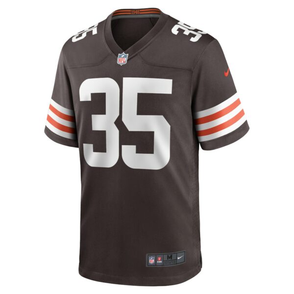 Men’s Cleveland Browns Charlie Thomas Nike Brown Team Game Jersey