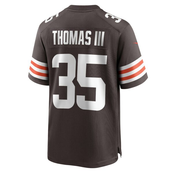 Men’s Cleveland Browns Charlie Thomas Nike Brown Team Game Jersey