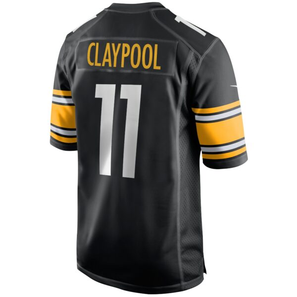 Men’s Pittsburgh Steelers Chase Claypool Nike Black Game Jersey