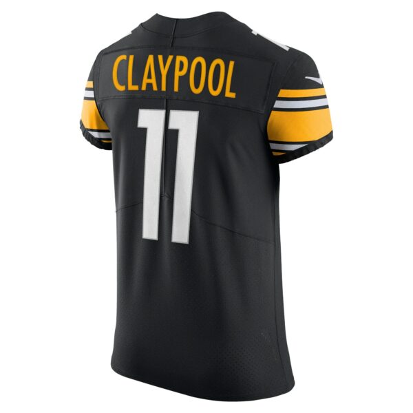 Men’s Pittsburgh Steelers Chase Claypool Nike Black Vapor Elite Player Jersey