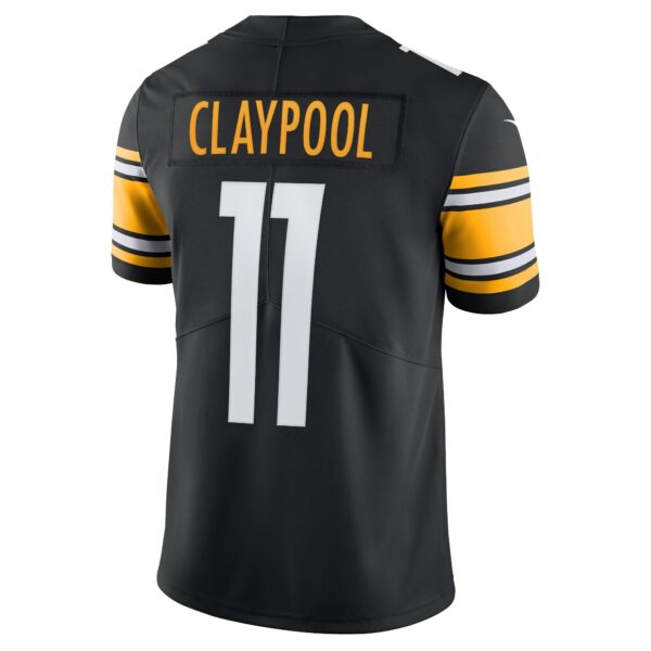 Men’s Pittsburgh Steelers Chase Claypool Nike Black Vapor Limited Player Jersey