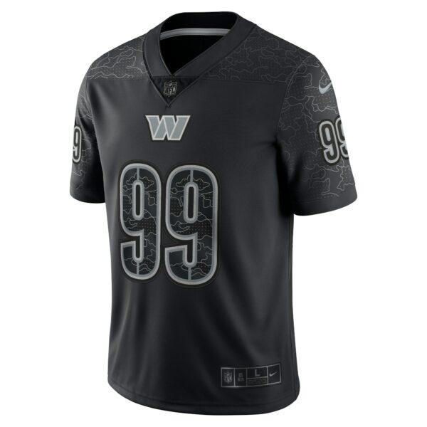 Men’s Washington Commanders Chase Young Nike Black RFLCTV Limited Jersey