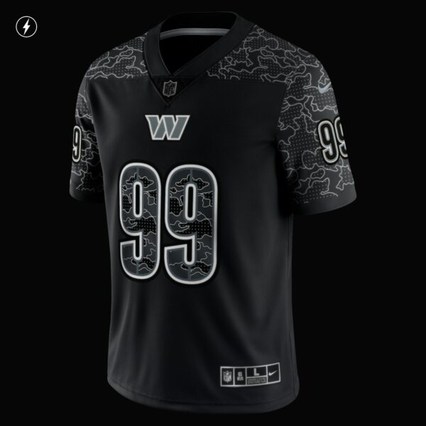 Men’s Washington Commanders Chase Young Nike Black RFLCTV Limited Jersey