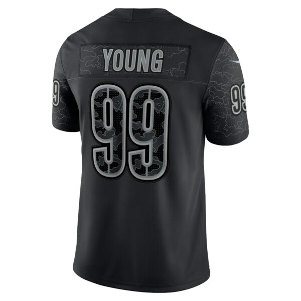 Men’s Washington Commanders Chase Young Nike Black RFLCTV Limited Jersey