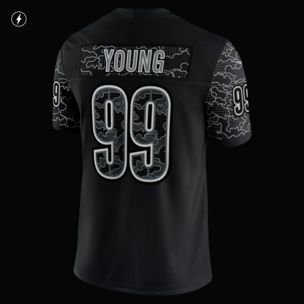 Men’s Washington Commanders Chase Young Nike Black RFLCTV Limited Jersey