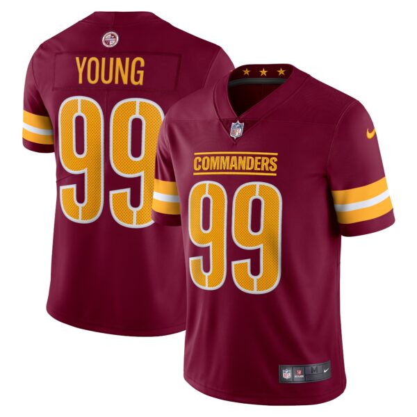 Men’s Washington Commanders Chase Young Nike Burgundy Vapor Limited Jersey