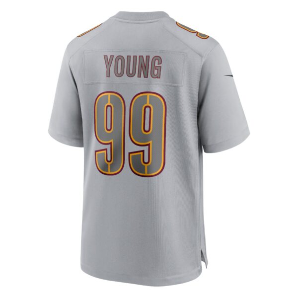 Men’s Washington Commanders Chase Young Nike Gray Atmosphere Fashion Game Jersey