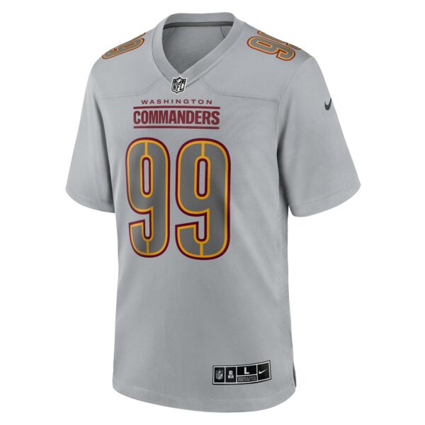 Men’s Washington Commanders Chase Young Nike Gray Atmosphere Fashion Game Jersey