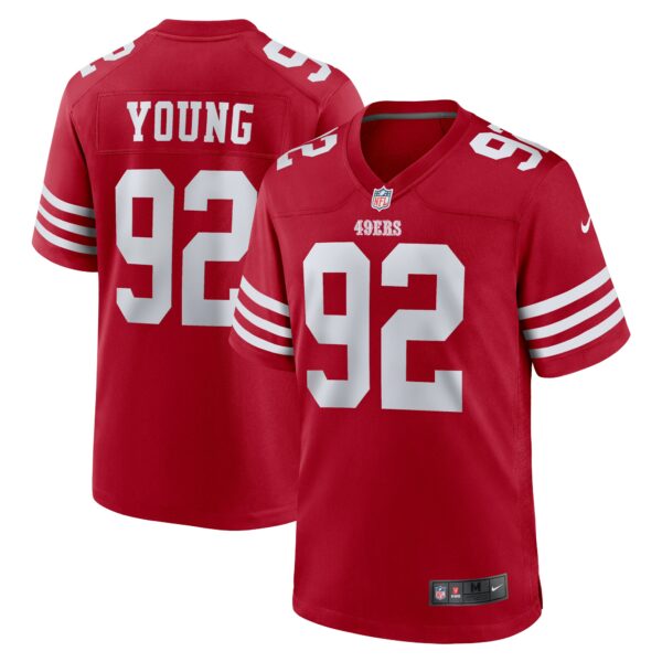 Men’s San Francisco 49ers Chase Young Nike Scarlet Game Jersey