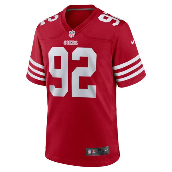 Men’s San Francisco 49ers Chase Young Nike Scarlet Game Jersey