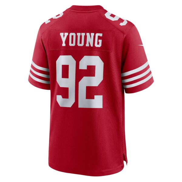 Men’s San Francisco 49ers Chase Young Nike Scarlet Game Jersey