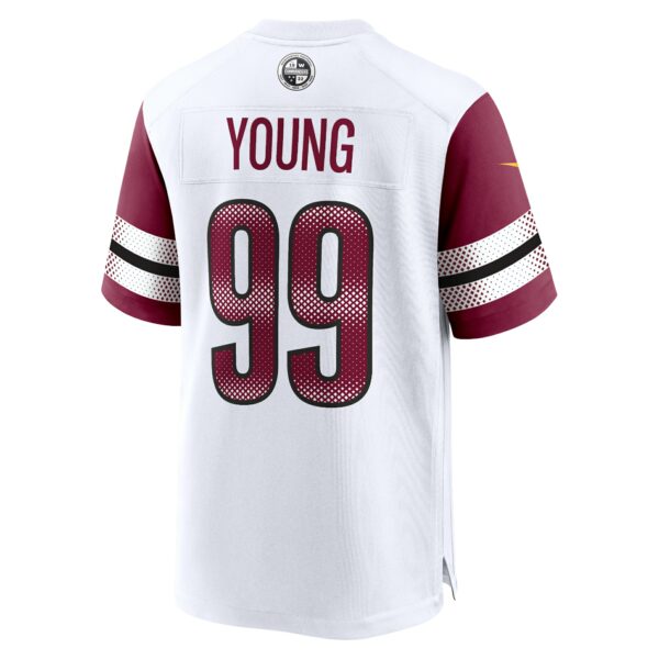 Men’s Washington Commanders Chase Young Nike White Game Jersey