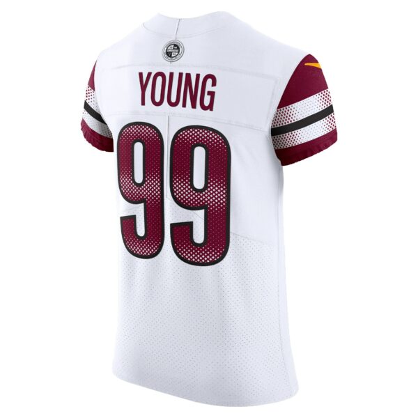 Men’s Washington Commanders Chase Young Nike White Vapor Elite Jersey