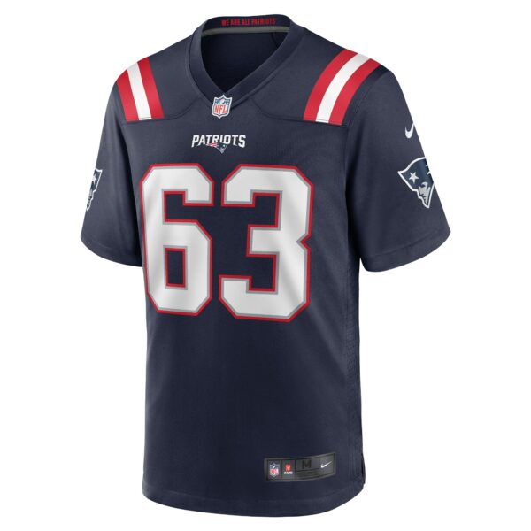 Men’s New England Patriots Chasen Hines Nike Navy Game Player Jersey