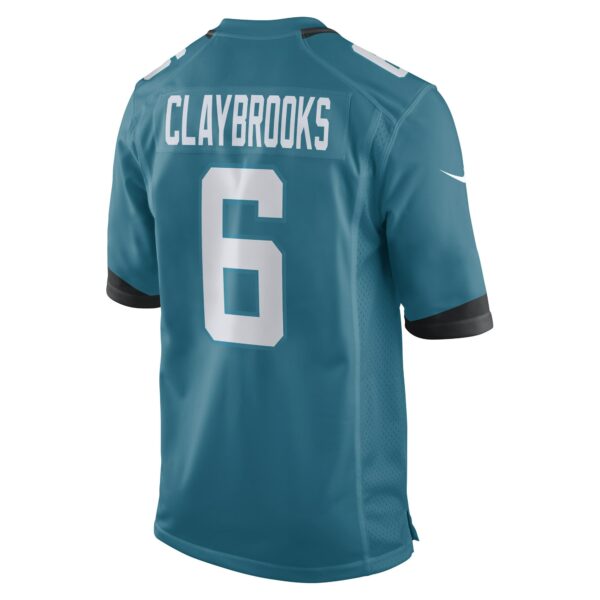 Men’s Jacksonville Jaguars Chris Claybrooks Nike Teal Game Player Jersey