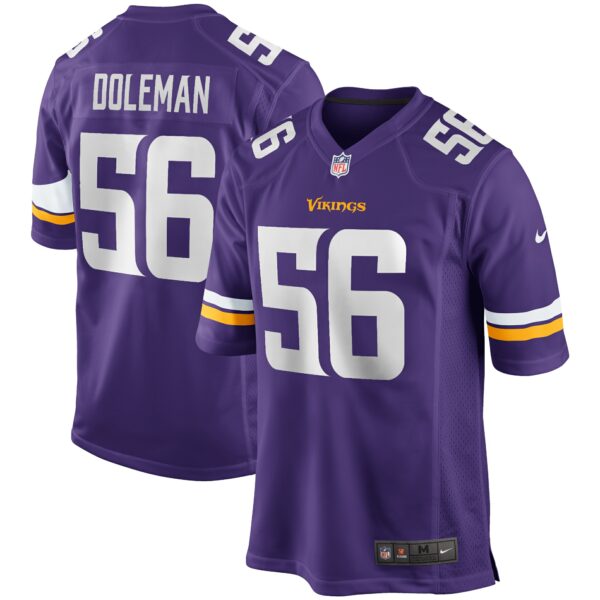 Men’s Minnesota Vikings Chris Doleman Nike Purple Game Retired Player Jersey