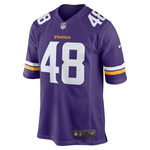 Men’s Minnesota Vikings Chris Garrett Nike Purple Home Game Player Jersey