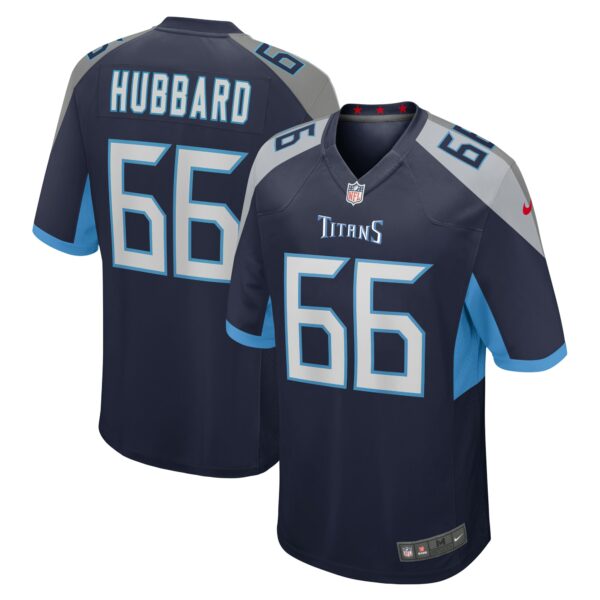 Men’s Tennessee Titans Chris Hubbard Nike Navy Team Game Jersey