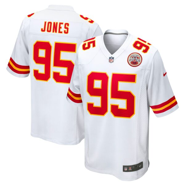 Men’s Kansas City Chiefs Chris Jones Nike White Game Jersey