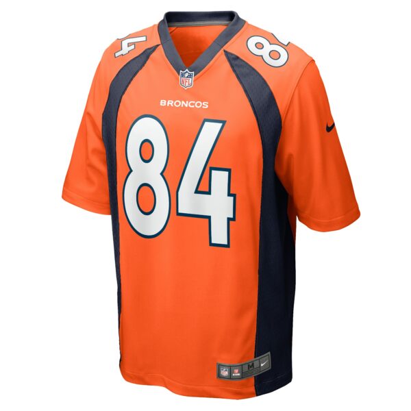 Men’s Denver Broncos Chris Manhertz Nike Orange Game Player Jersey