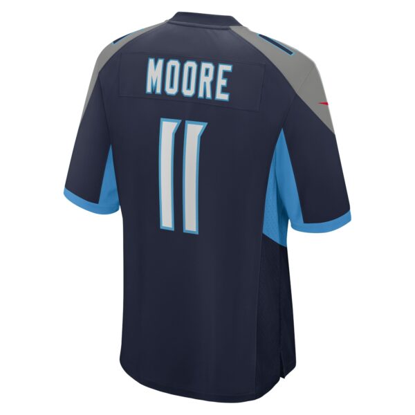 Men’s Tennessee Titans Chris Moore Nike Navy Game Jersey