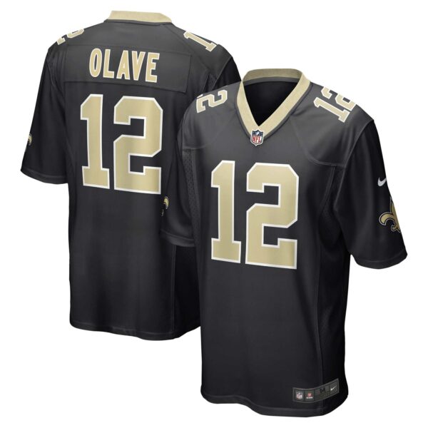 Men’s New Orleans Saints Chris Olave Nike Black Game Jersey