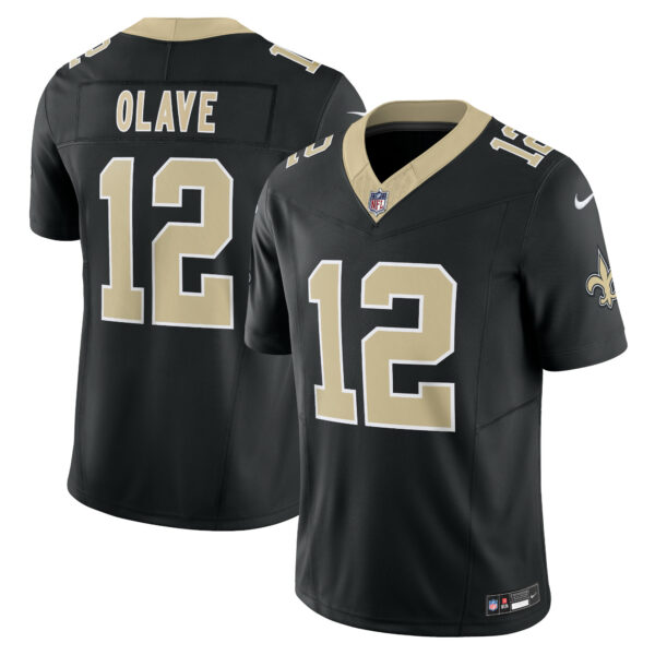 Men’s New Orleans Saints Chris Olave Nike Black Vapor F.U.S.E. Limited Jersey