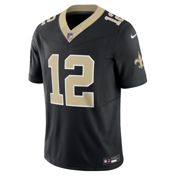 Men’s New Orleans Saints Chris Olave Nike Black Vapor F.U.S.E. Limited Jersey