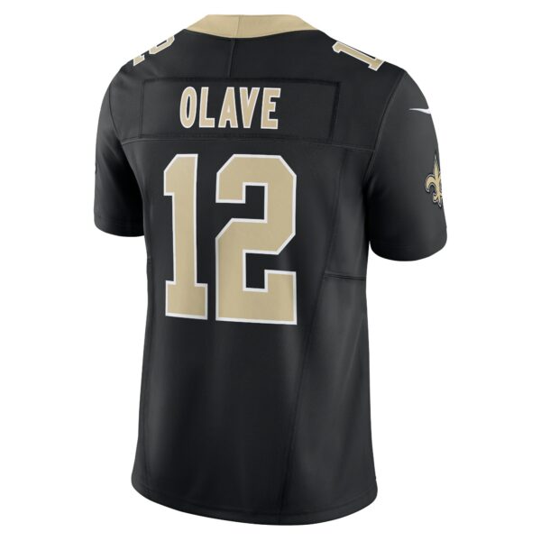 Men’s New Orleans Saints Chris Olave Nike Black Vapor F.U.S.E. Limited Jersey