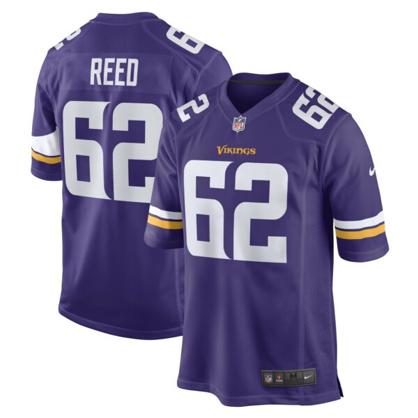 Men’s Minnesota Vikings Chris Reed Nike Purple Game Player Jersey