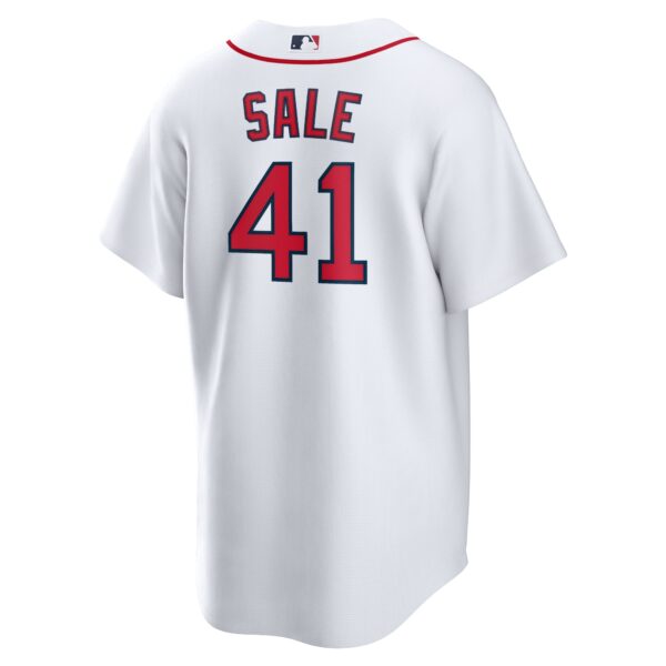 Men’s Boston Red Sox Chris Sale Nike White Home Replica Player Name Jersey