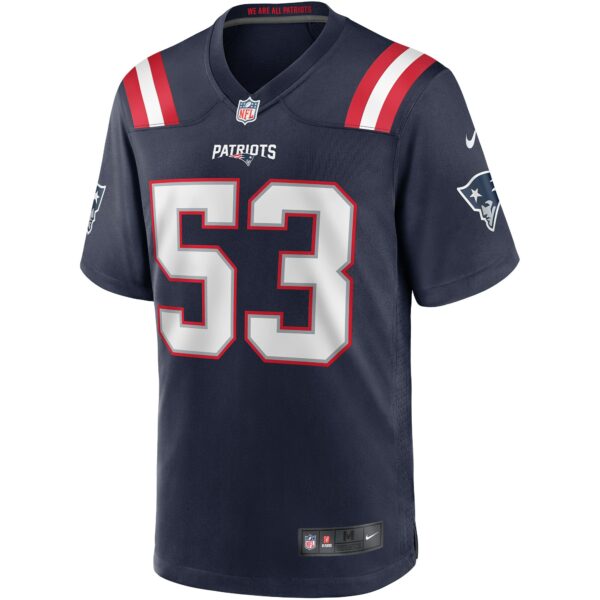 Men’s New England Patriots Chris Slade Nike Navy Game Retired Player Jersey