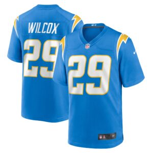 Men's Los Angeles Chargers Chris Wilcox Nike Powder Blue Team Game Jersey