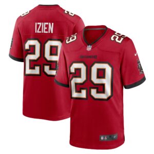 Men's Tampa Bay Buccaneers Christian Izien Nike Red Game Jersey