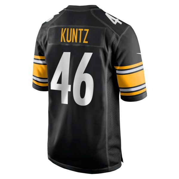 Men’s Pittsburgh Steelers Christian Kuntz Nike Black Game Jersey