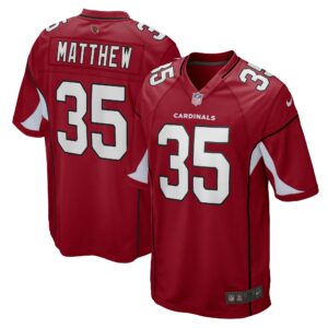 Men's Arizona Cardinals Christian Matthew Nike Cardinal Game Player Jersey