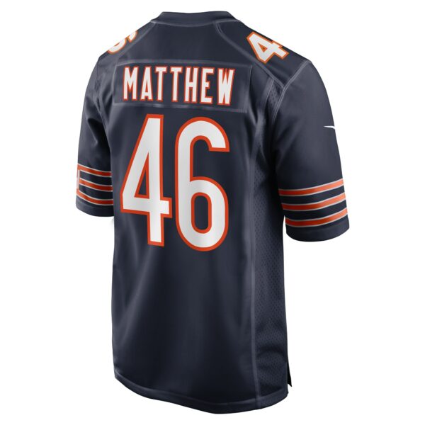 Men’s Chicago Bears Christian Matthew Nike Navy Game Jersey