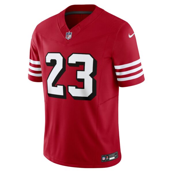 Men’s San Francisco 49ers Christian McCaffrey Nike Scarlet Vapor F.U.S.E. Limited Jersey